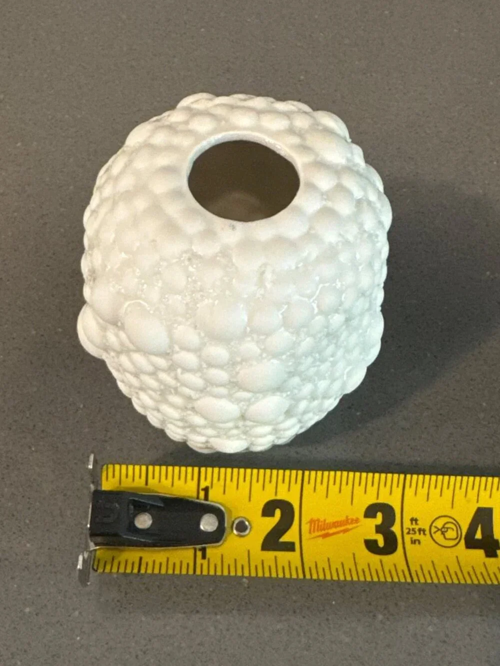 Ikea Föremål Bubble Textured White Ceramic Bud Vase By Per B. Sundberg Art Event
